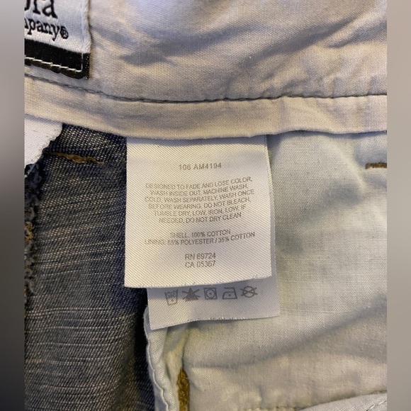 Columbia Cargo Shorts Medium Wash Hiking Denim Mens 38 - Picture 15 of 15